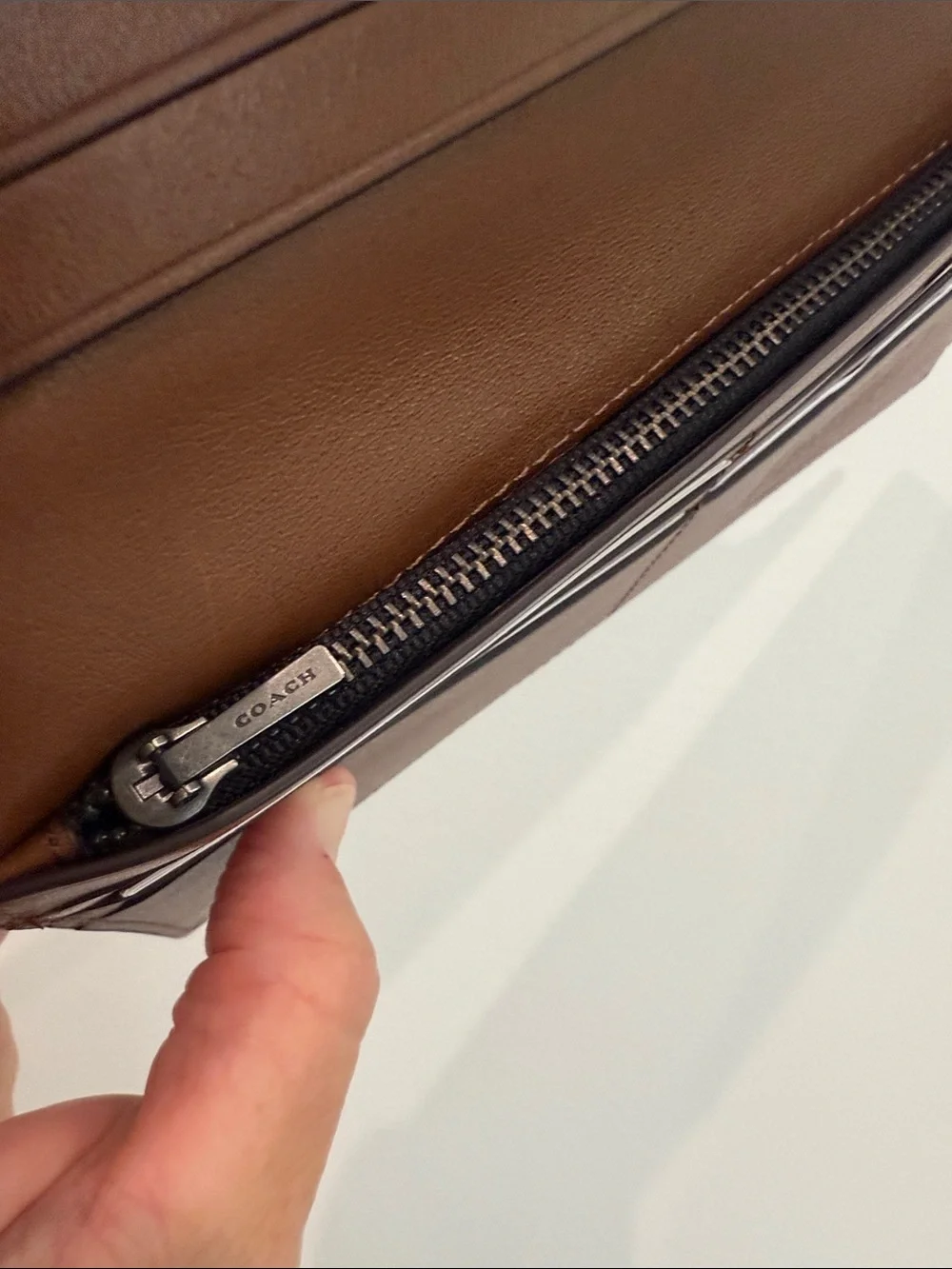 Coach Men’s Breast Pocket Wallet in Sport Calf Leather
